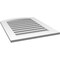 Ekena Millwork Arch Top Surface Mount PVC Gable Vent: Non-Functional, w/ 3-1/2"W x 1"P Standard Frame, 24"W x 30"H GVPAR24X3001SN - alternate 2